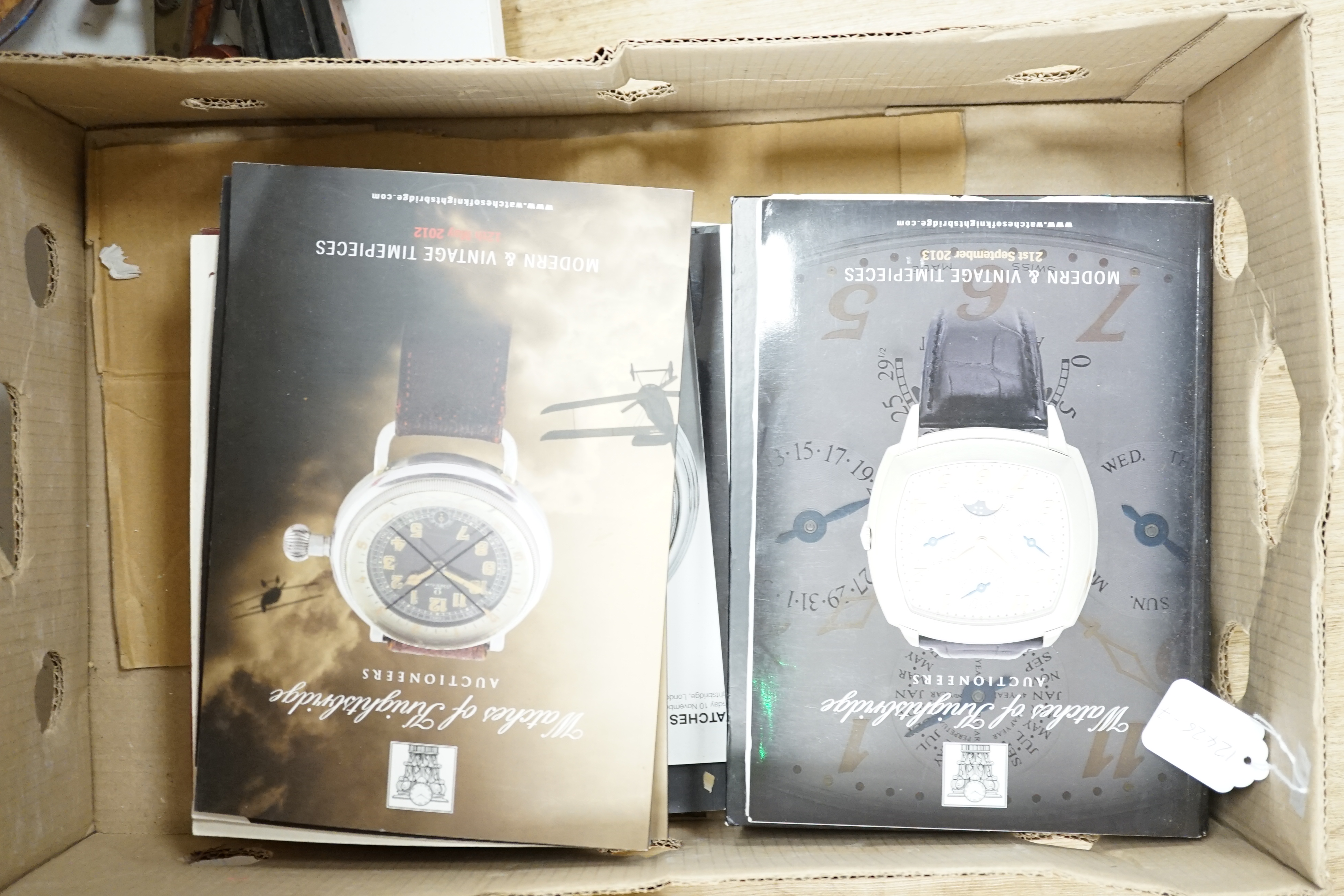Watch catalogues including Bonhams and Watches of Knightsbridge